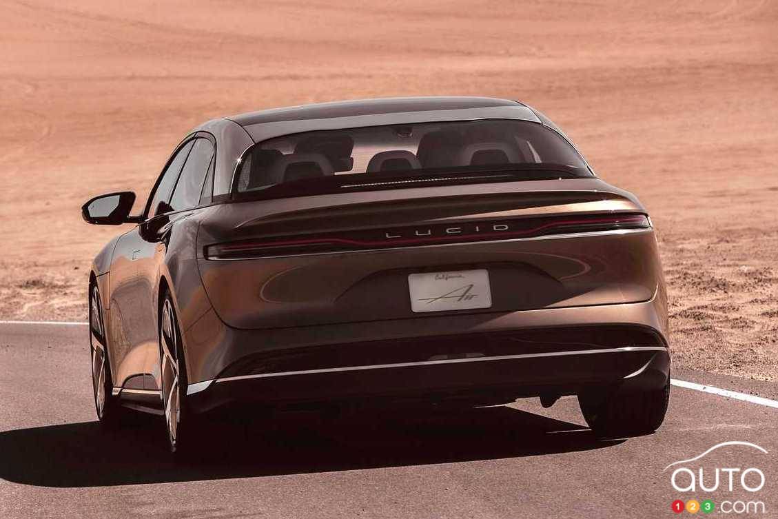 Lucid Air, arrière